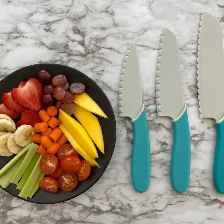 Nylon 3-Piece Kid-Safe Chef's Knife Set