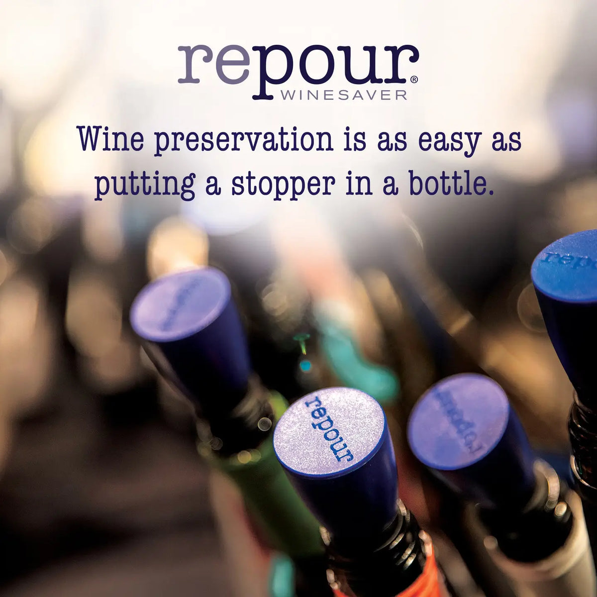 Repour Wine Stoppers, Set of 4
