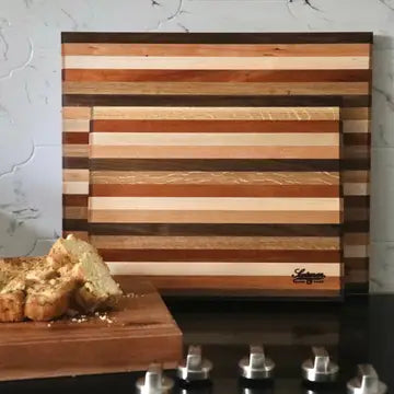 16.75x20 Large Striped Classic Butcher Block
