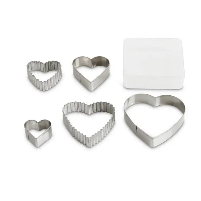 Heart Cookie Cutters S/5