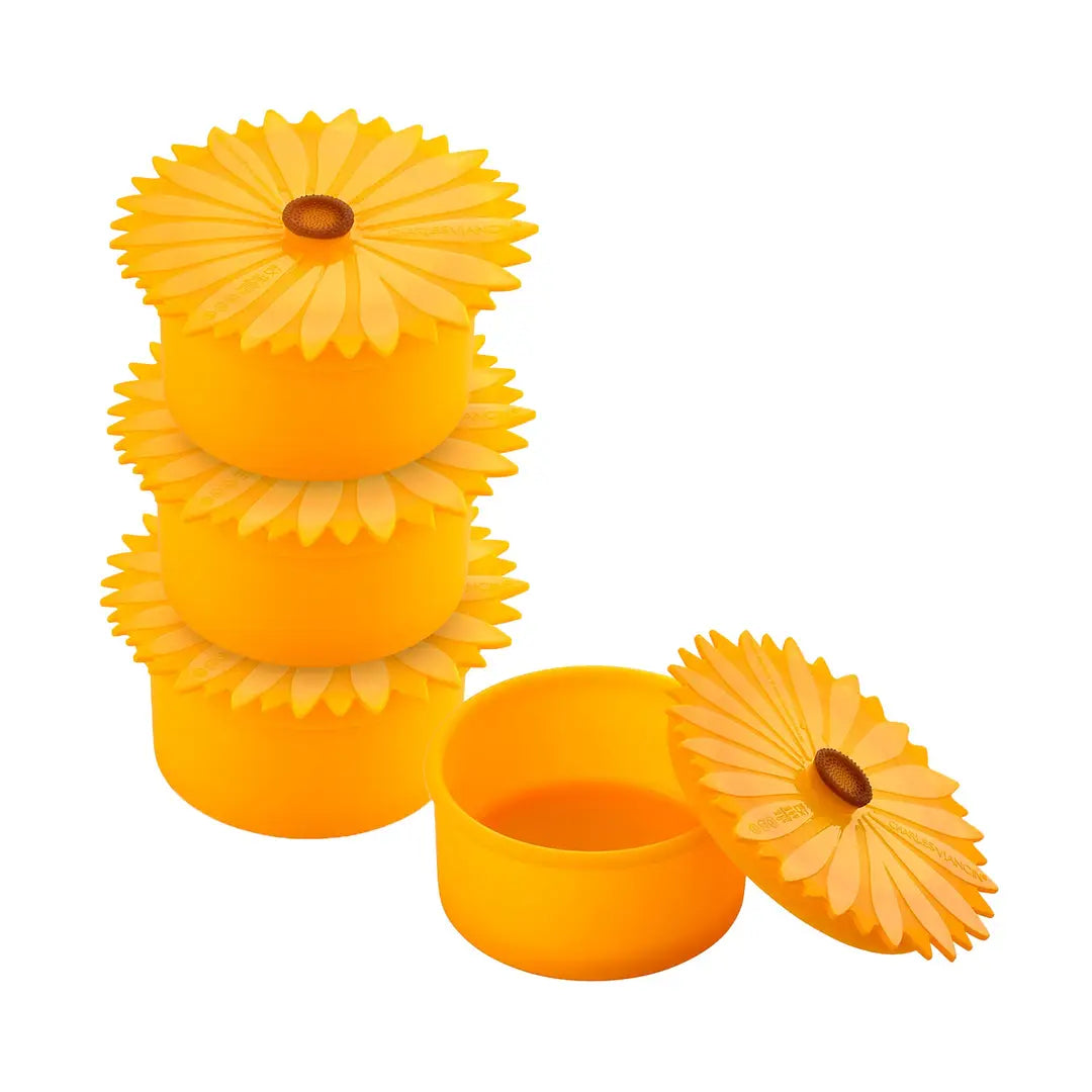 Sunflower Containers, Small Set/4