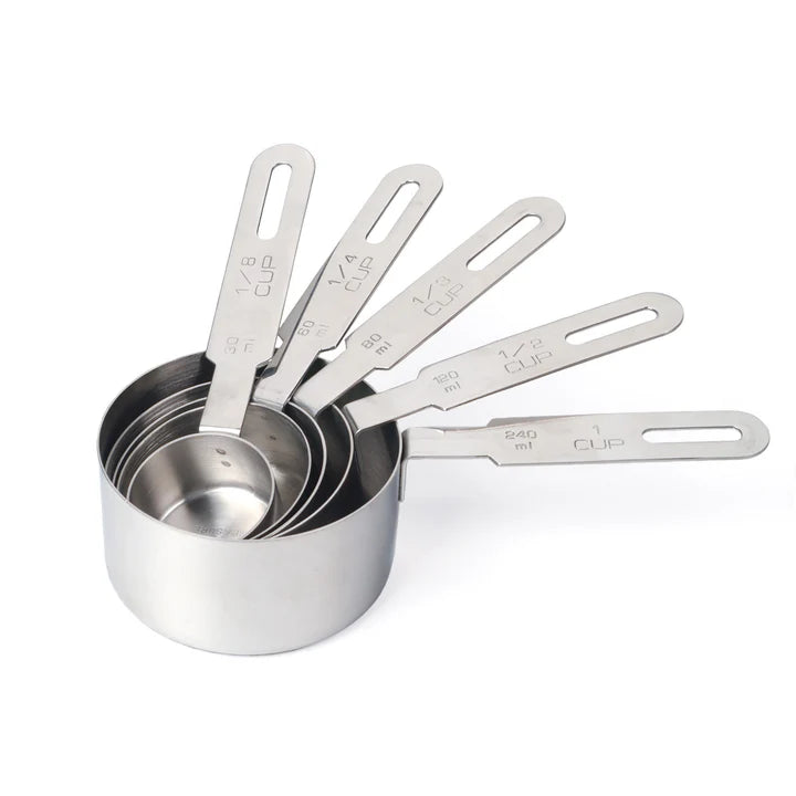 Measuring Cups, S/5 Stainless Steel
