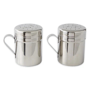 Stovetop Salt & Pepper Shaker Set, Stainless Steel, disc