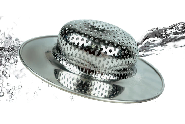 Sink Strainer, Large 4.5" Stainless Steel