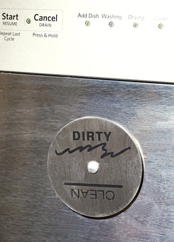 Dishwasher Magnet, Stainless Steel