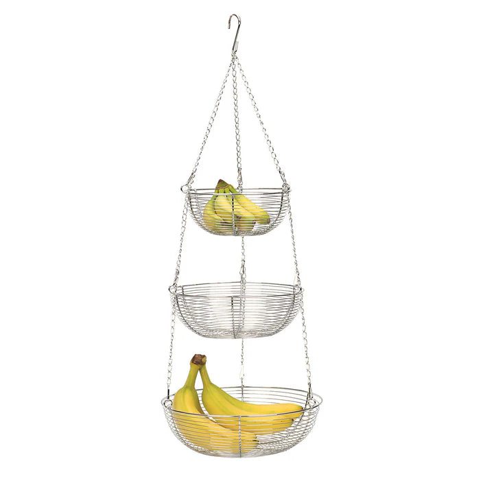 Wire Hanging Baskets Chrome, disc