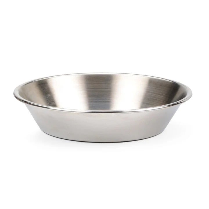Mini 6" Pie Pan, Plate, Stainless Steel