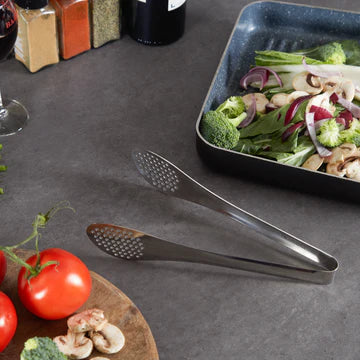 Straining Tongs Stainless Steel, Large