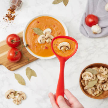 Ela's Silicone Ladle, Red