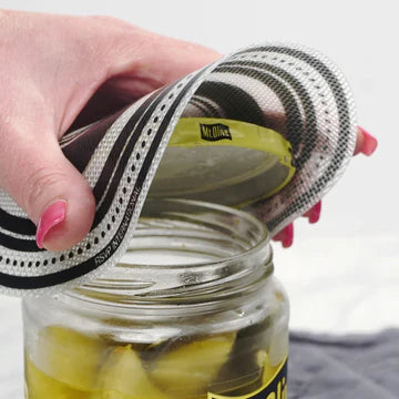 Silicone Jar Opener/Trivet Black