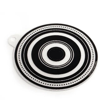 Silicone Jar Opener/Trivet Black