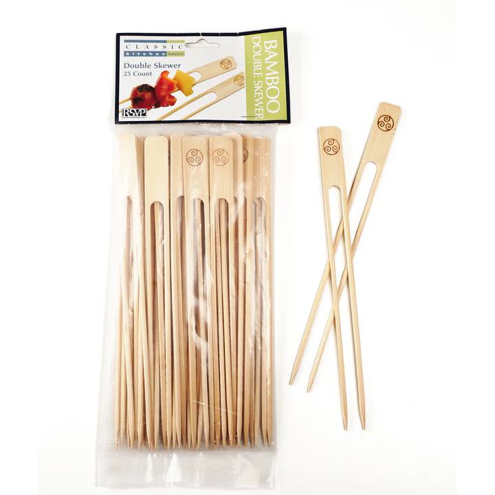 Bamboo Double Skewer, 25ct