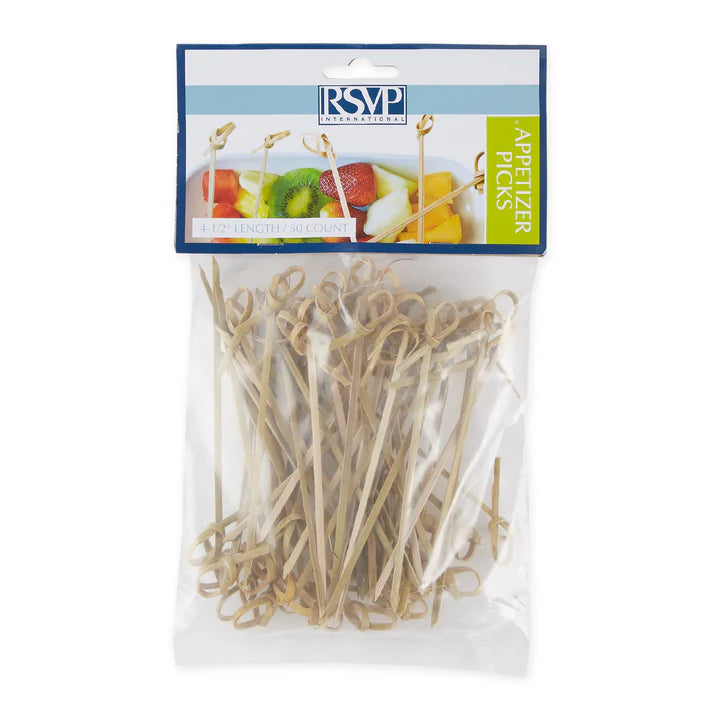 Bamboo Knot Picks 4.5", 50ct