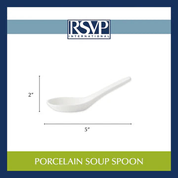 Porcelain Ramen Soup Spoon