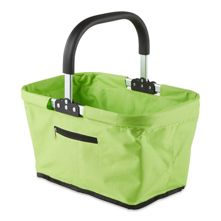 Market Basket, Green Collapsible