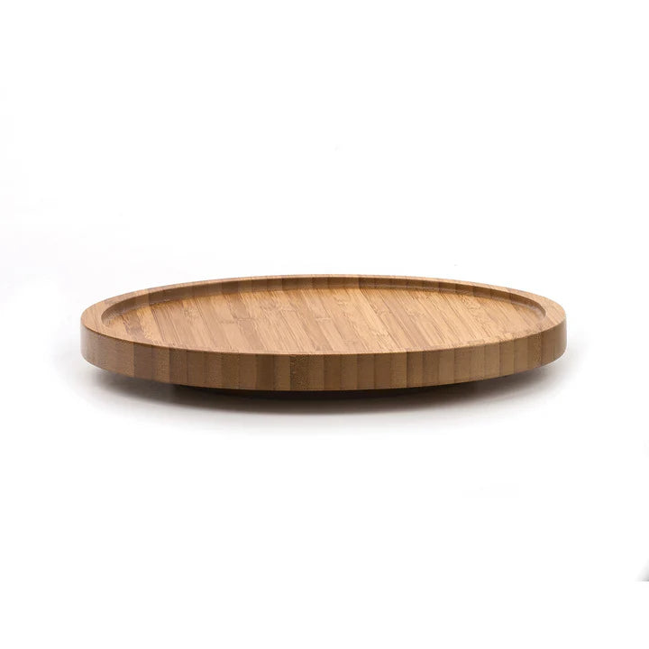 Tool Crock Turntable, Bamboo Lazy Susan