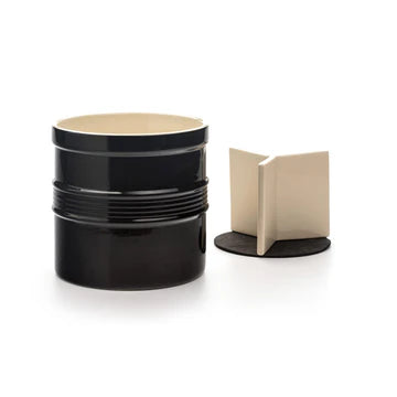 Tool Crock Stoneware Oversized, Black