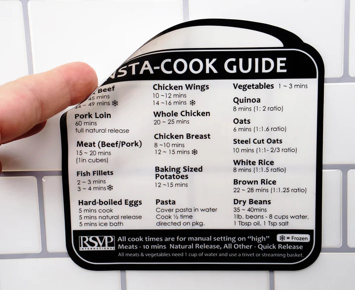 Insta Cook Label, Removable