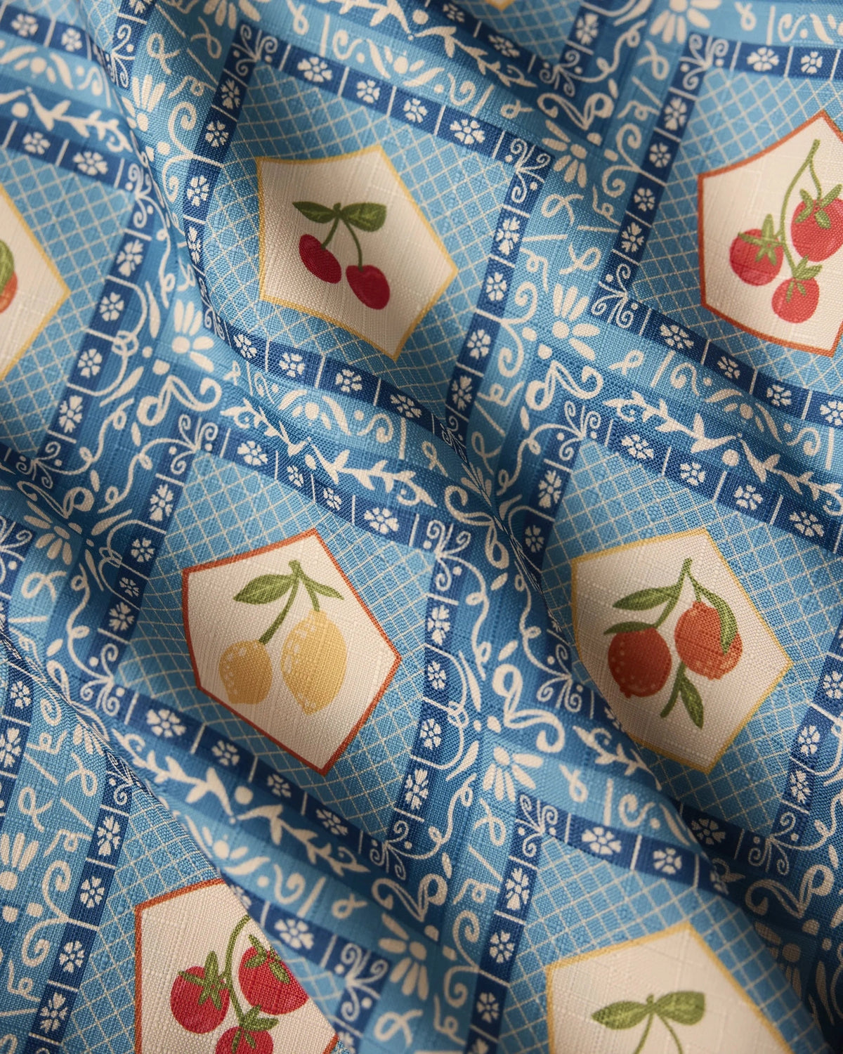 60x90 Italian Tiles Tablecloth