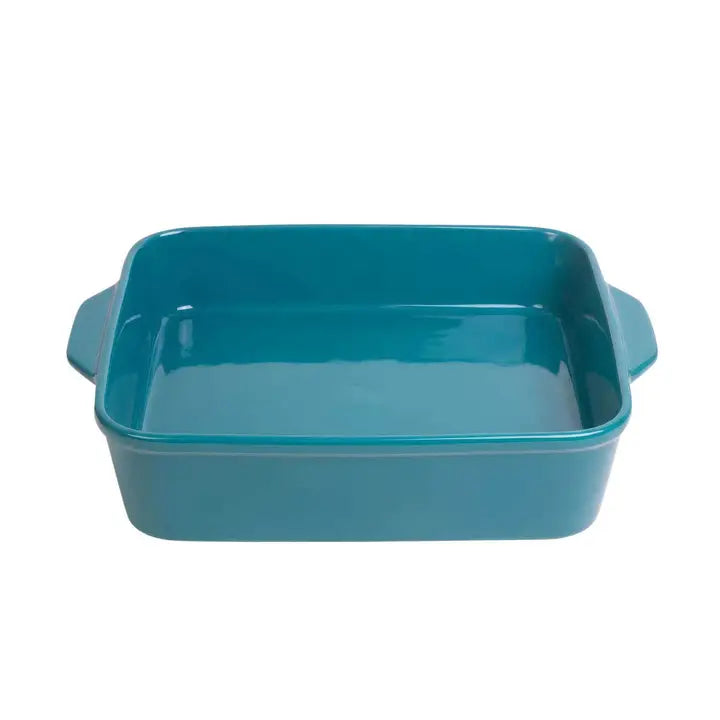 Turquoise 8.5" Ceramic Square Pan