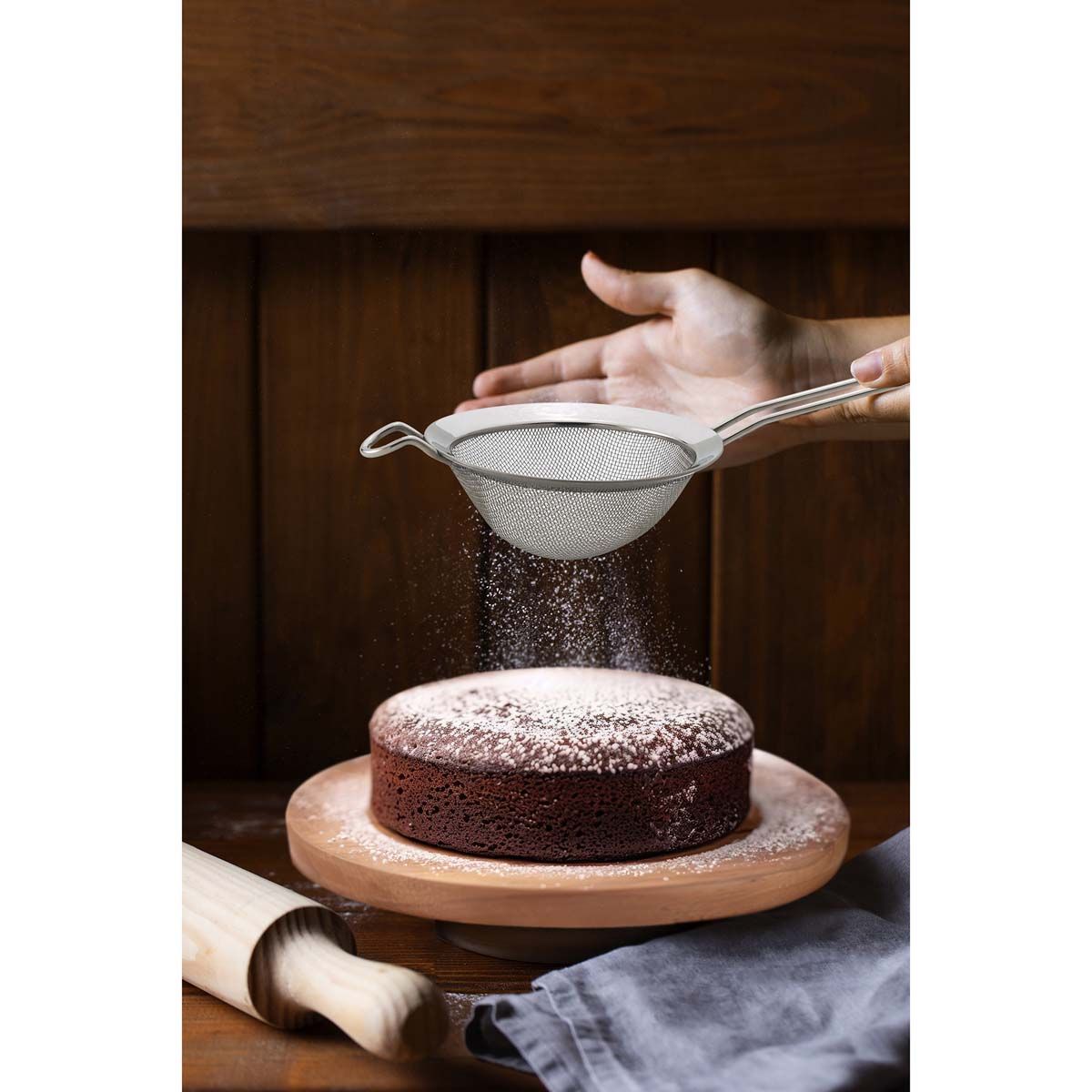 Strainer 5" S/S, Double Mesh, Extra Fine