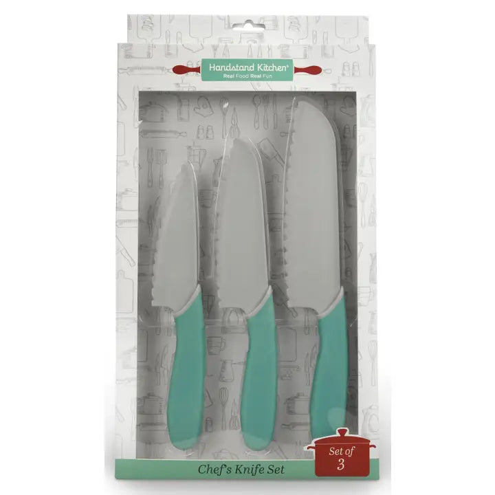 Nylon 3-Piece Kid-Safe Chef's Knife Set