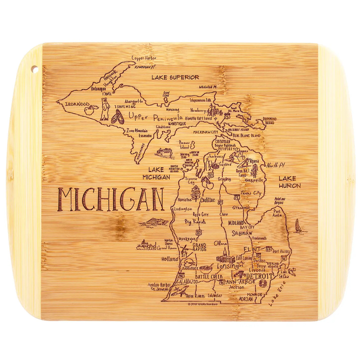Michigan Map Slice of Life Board