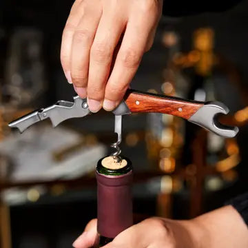 Admiral Rosewood Corkscrew & Foil Cutter