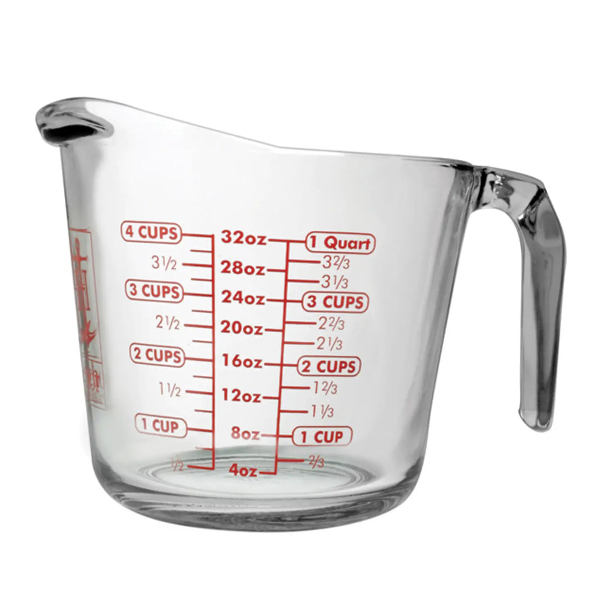 3 Piece Glass Measuring Cups, Anchor Hocking