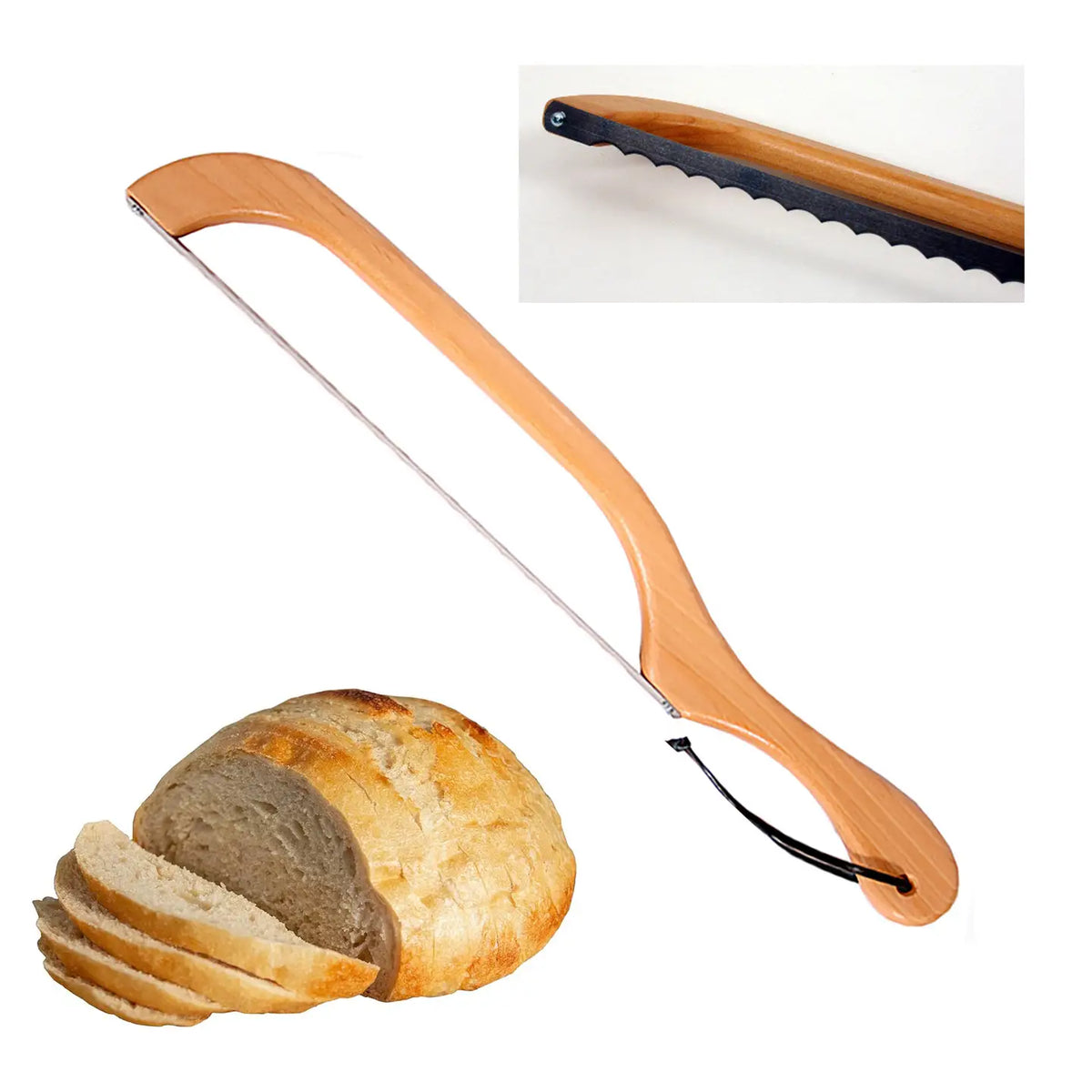 Bread & Bagel Slicer, Natural Alder Finish