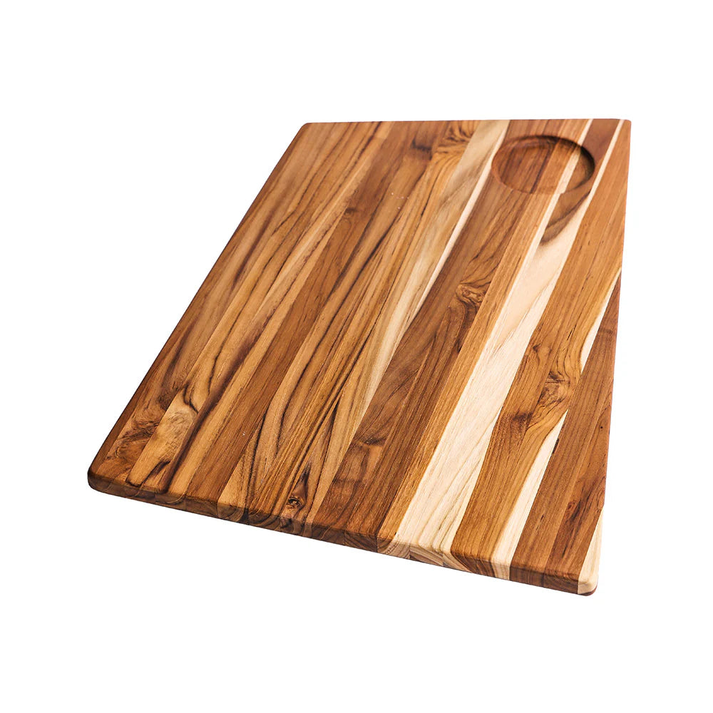 Edge Grain Large 19x12.5 Geo Trapeze Cutting Board