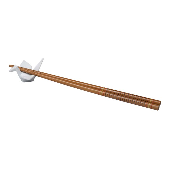 White Crane Chopstick Rest