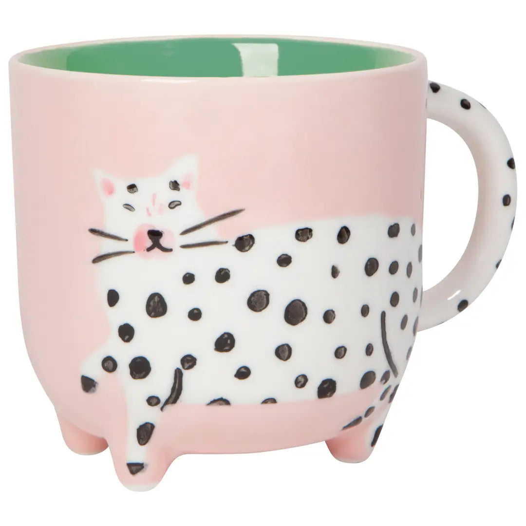 Dotty Cat 15oz Critter Mug