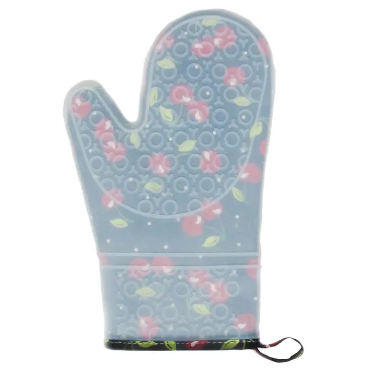 Black Cherries Oven Mitt