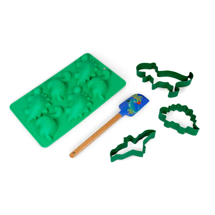Dinosaur 5 pc Baking Set – Cookie, Cupcake & Tools