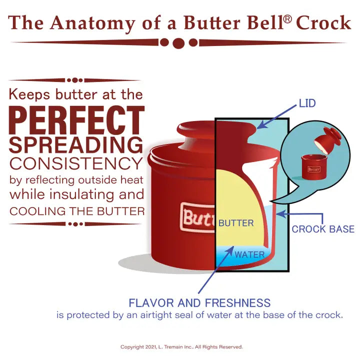 Red Matte Butter Bell