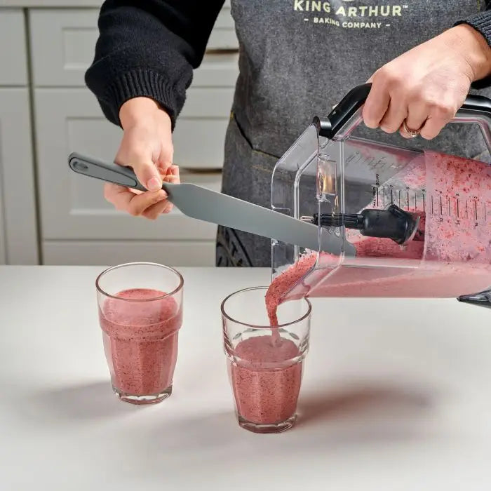 Grey Silicone Blender Spatula