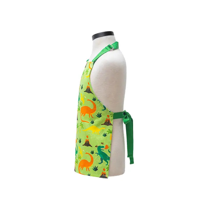 Dinosaur Kids Apron and Oven Mitts Set