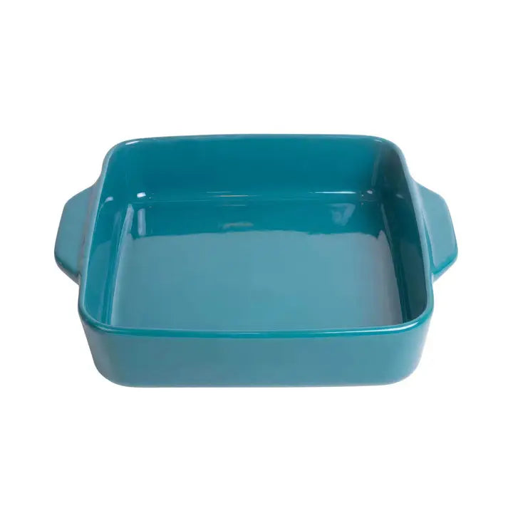 Turquoise 8.5" Ceramic Square Pan