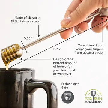 S/S Honey Dipper Stainless