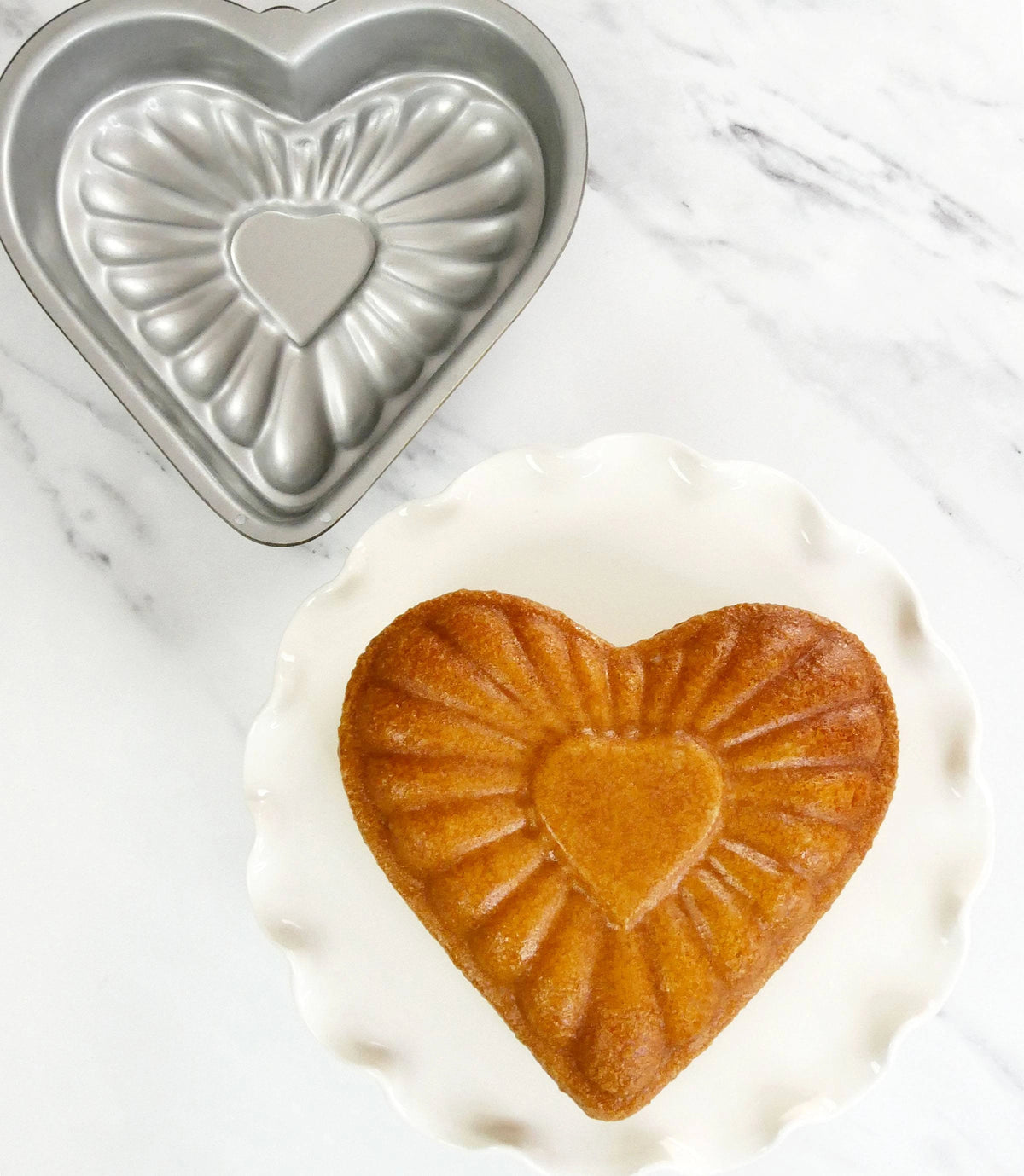 Fancy Heart Cake Pan Mold