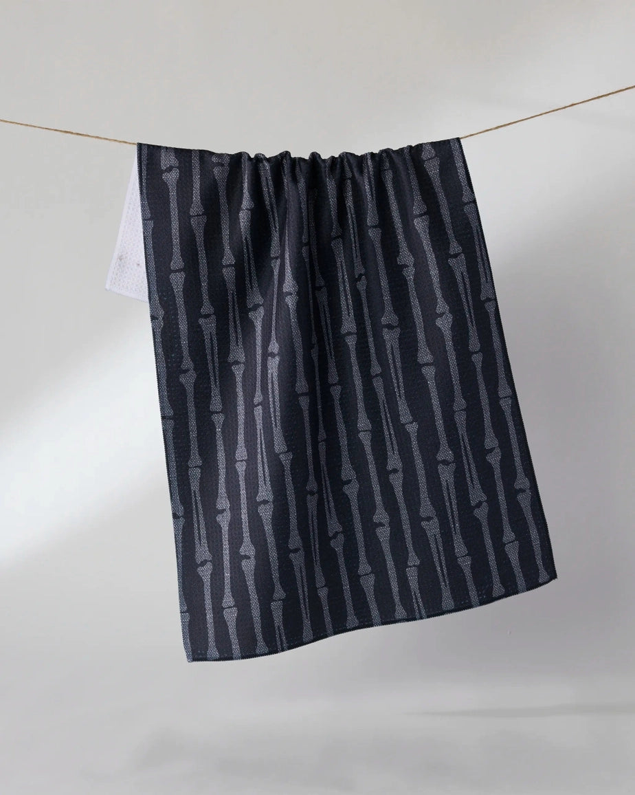 Black Rattler Tea Towel
