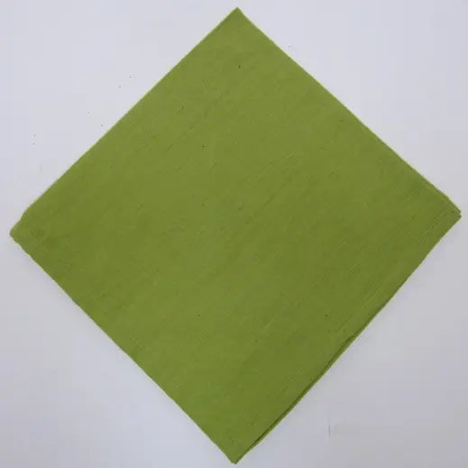 Apple Green Solid Woven Homespun Napkin