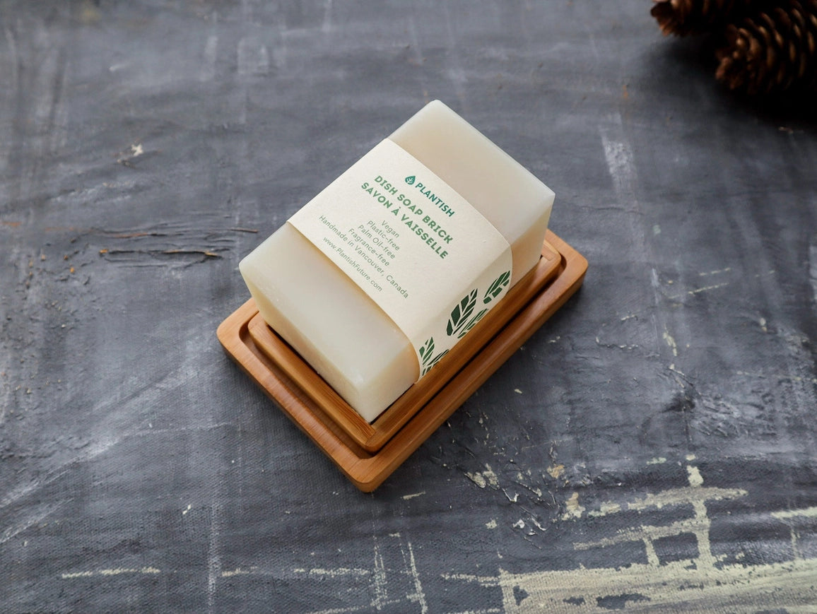 Bamboo Soap Dish Dual Layer