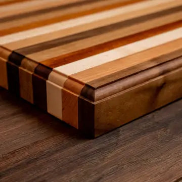16.75x20 Large Striped Classic Butcher Block