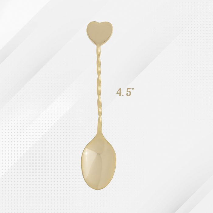 Gold Heart Demi Spoon