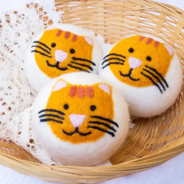 Dryer Ball Cat Orange Kitty
