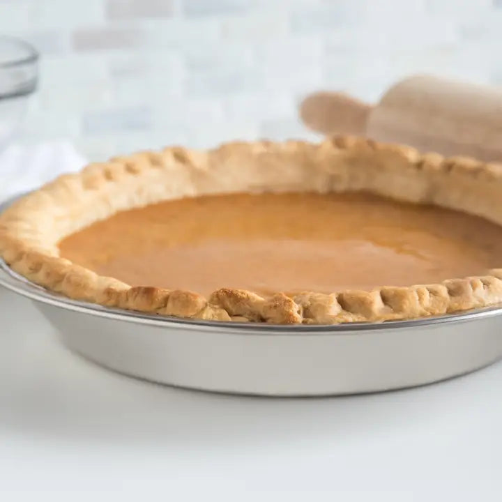 Stainless 9" Pie Pan Plate Dish