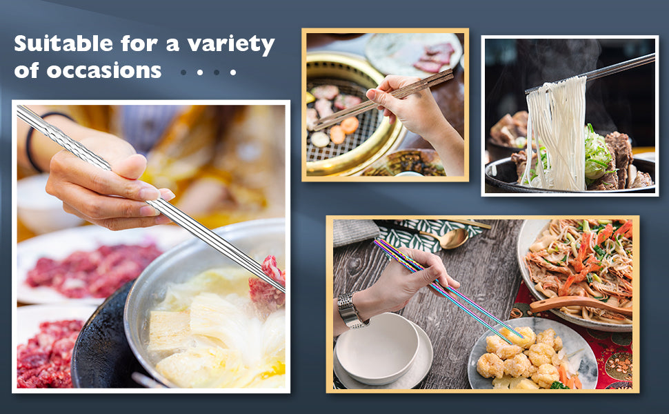 Stainless Steel Cooking Chopsticks