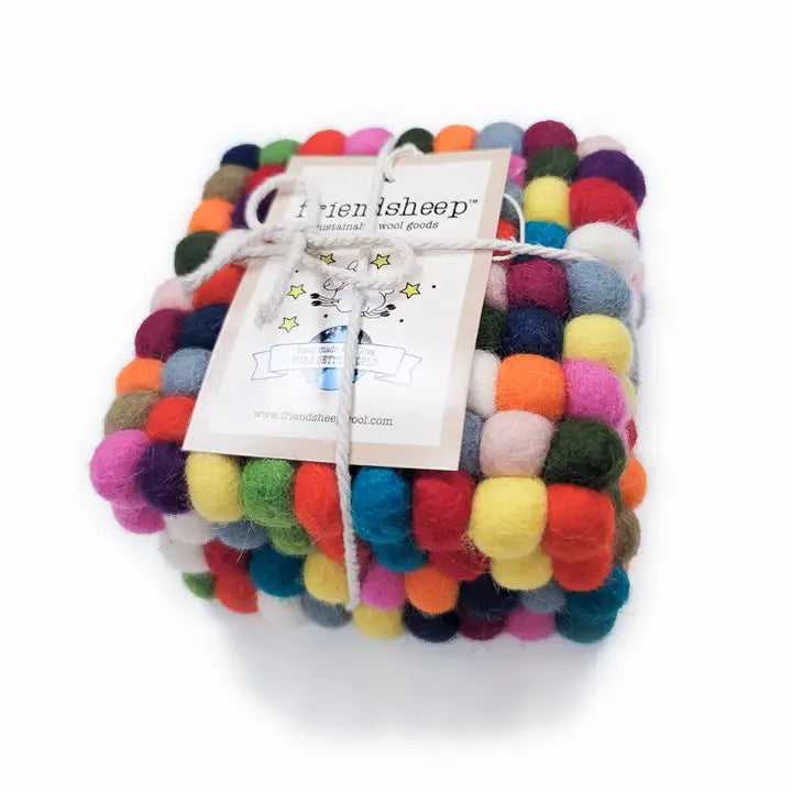 S/4 Boho Square Coasters